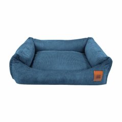 REDANT menčestrový dog bed CORD petrolejový