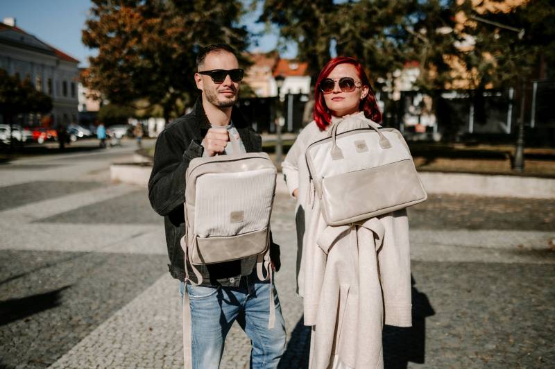REDANT leather backpack Frame starlight MacBook 15" & 16"