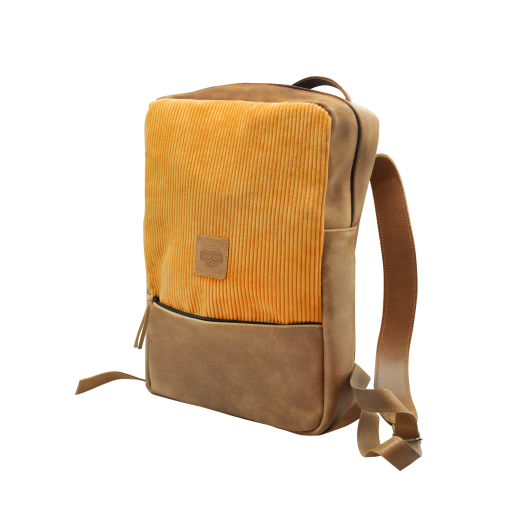 REDANT kožený batoh Frame hořčicový MacBook 13" a 14"