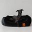 REDANT zamatový dog bed VELVET čierny - Size: S