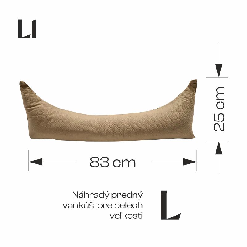 REDANT replacement front cushion for bed - Size: S
