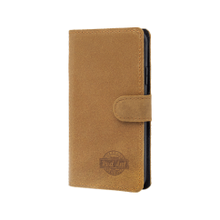 Kožené puzdro na telefón NATIVE horčicové Samsung Galaxy S10 Plus