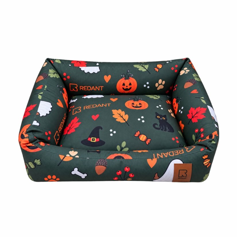 REDANT nepremokavý pelech pre psa HALLOWEEN zelený