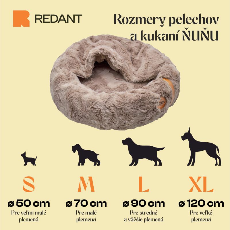 REDANT kukaňa pre psa a mačku ŇUŇU staroružová