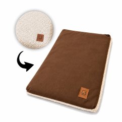 REDANT oboustranná podložka pro psa DELUXE / LAMB hnědá