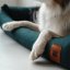 REDANT dog bed RETRO brown damask
