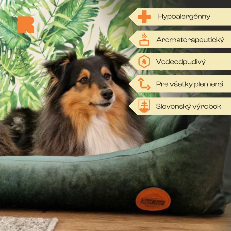 REDANT náhradní potah na pelech VELVET zelený