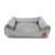 REDANT menčestrový dog bed CORD sivý