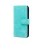 Knižkové puzdro na telefón z brúsenej kože tyrkysové Samsung Galaxy S23
