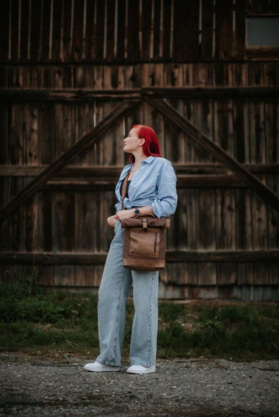 REDANT 3v1 plátený batoh 3ad čierny na MacBook 14"