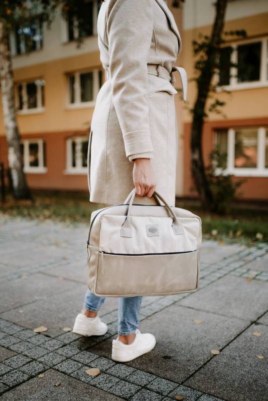Leather travel bag FRAME